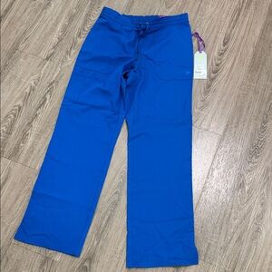 Healing Hands blue women’s scrub pants